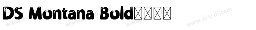 DS Montana Bold字体转换